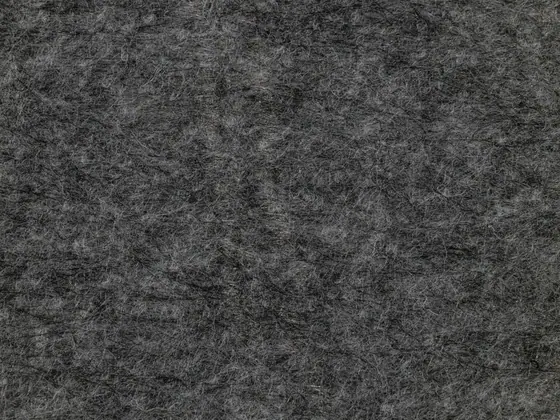 Dark charcoal brushed cotton moleskin photographed close, showing the raised nap.